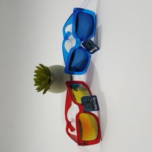 Women 2 Pair UV400 Sun Shade Sunglasses